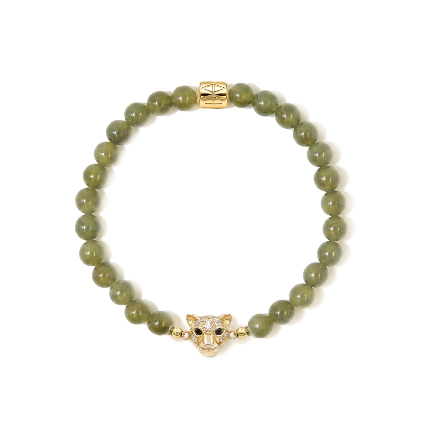 Jade Leopard Bracelet
