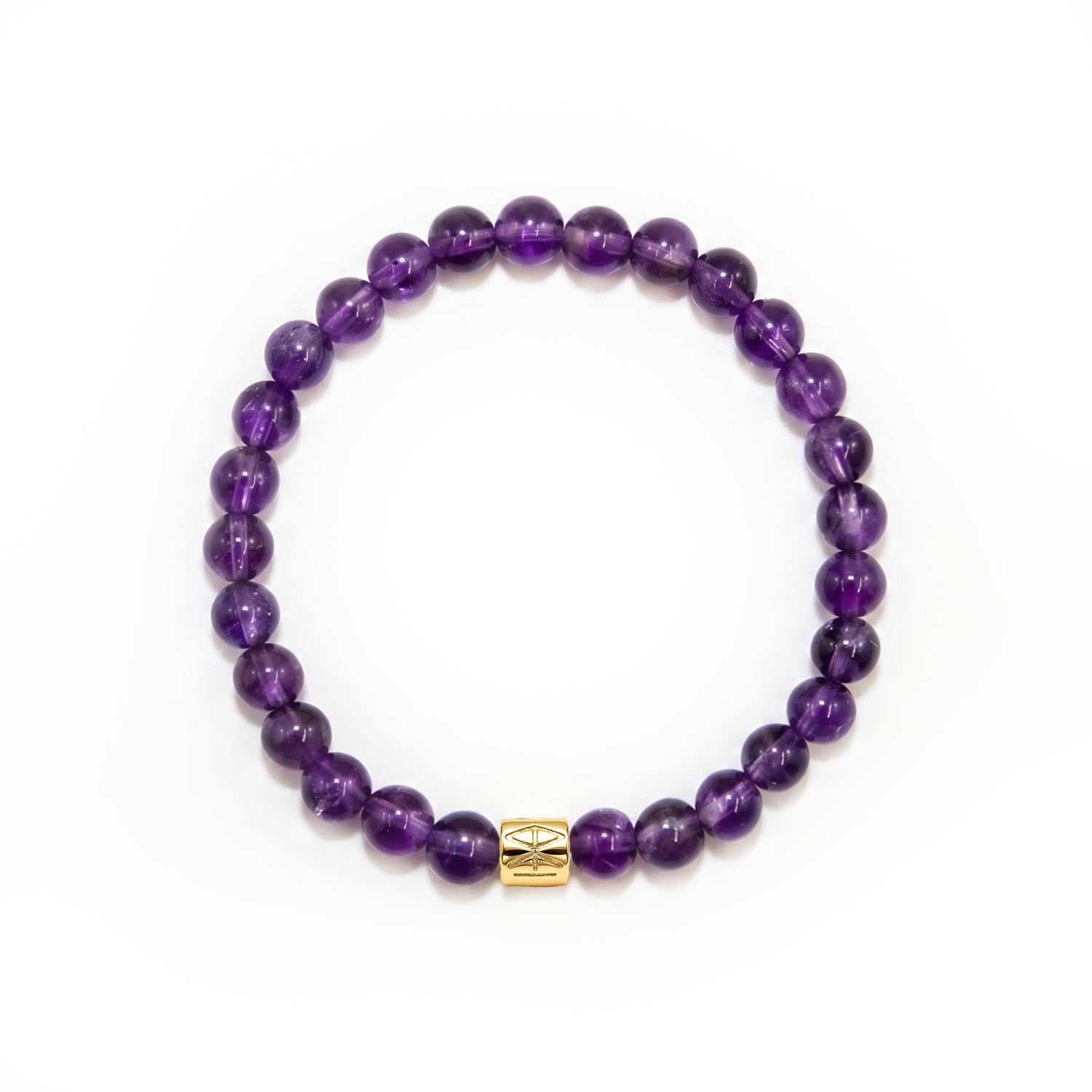 Amethyst Logo Bracelet