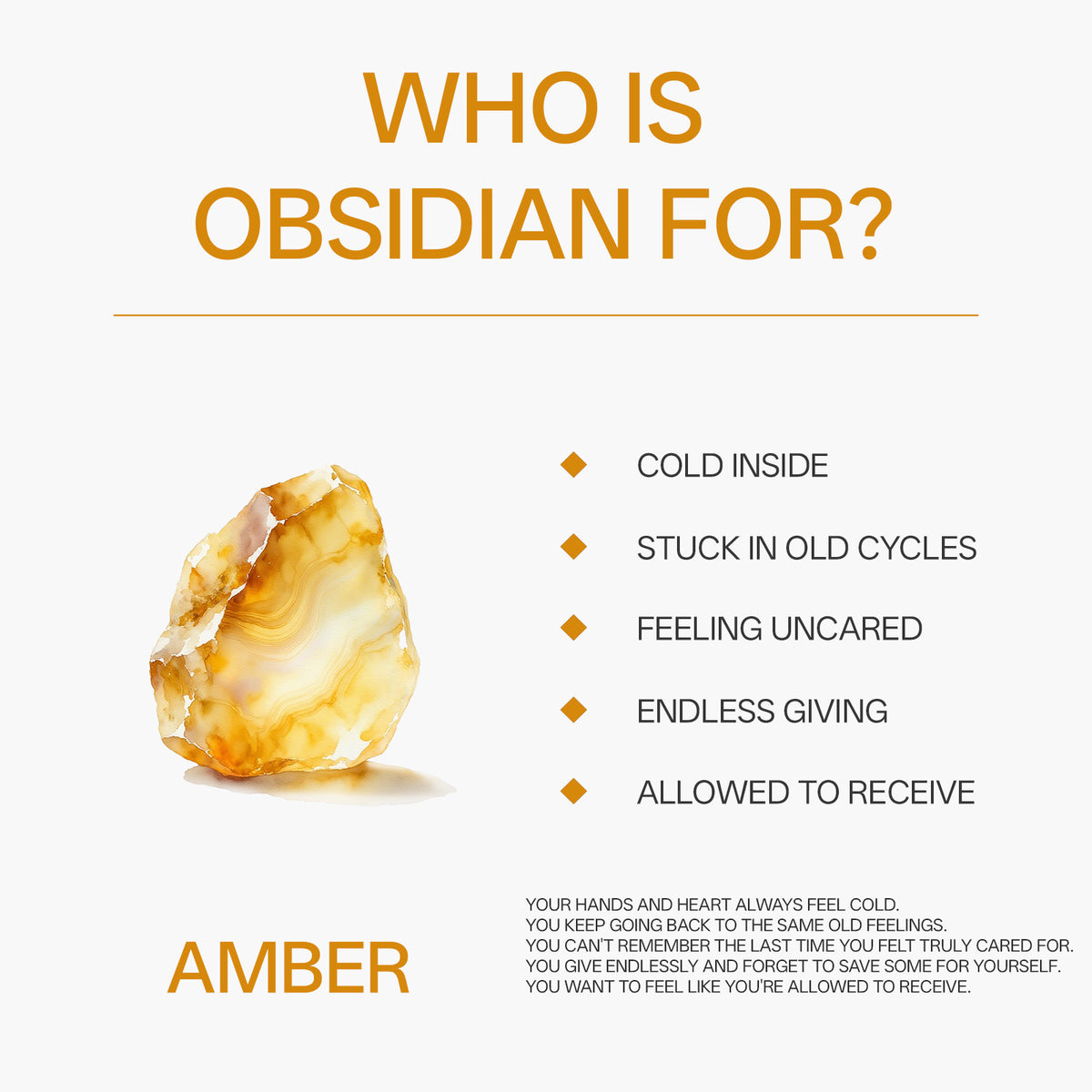 Amber Logo Bracelet