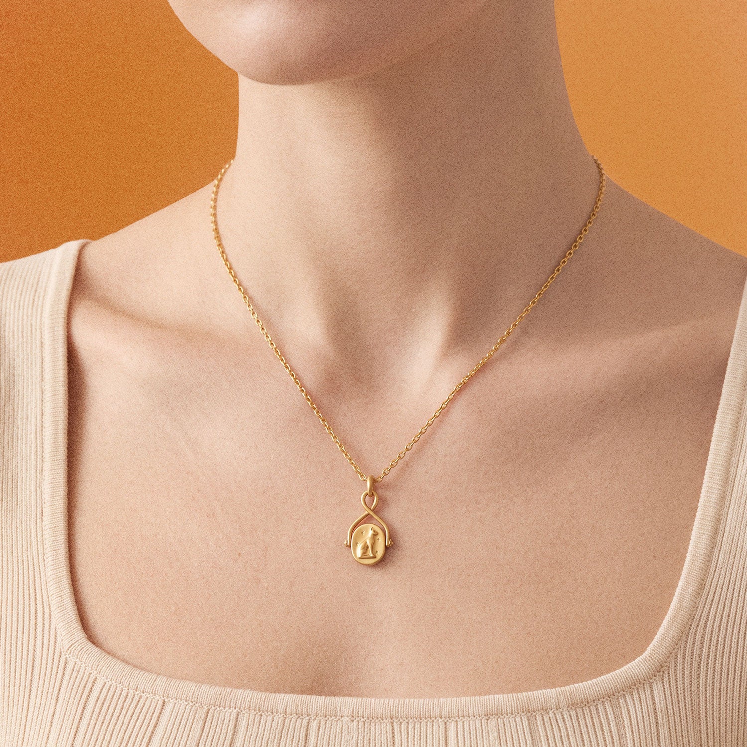 Bastet Guardian Talisman Necklace
