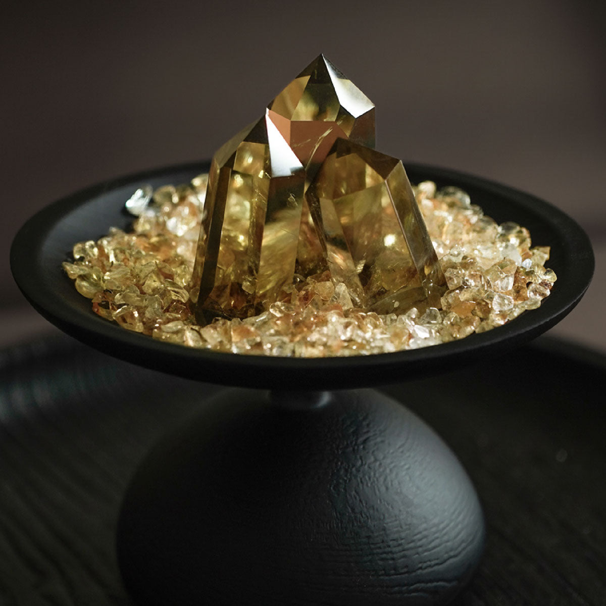 Citrine Prosperity Pedestal
