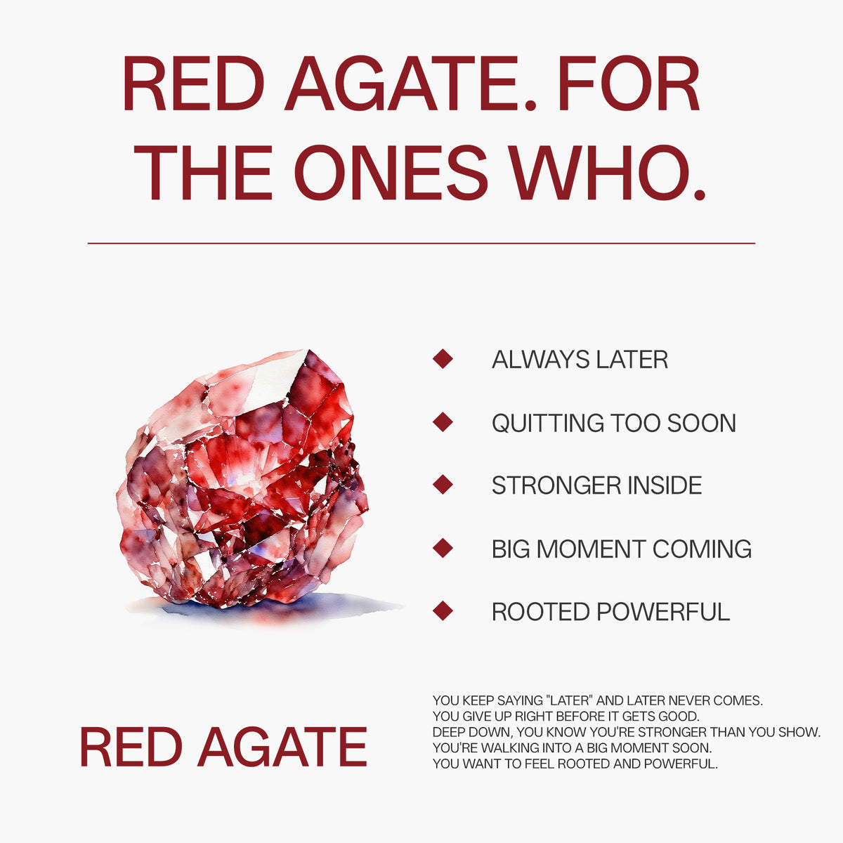 Red Agate Horse Bracelet