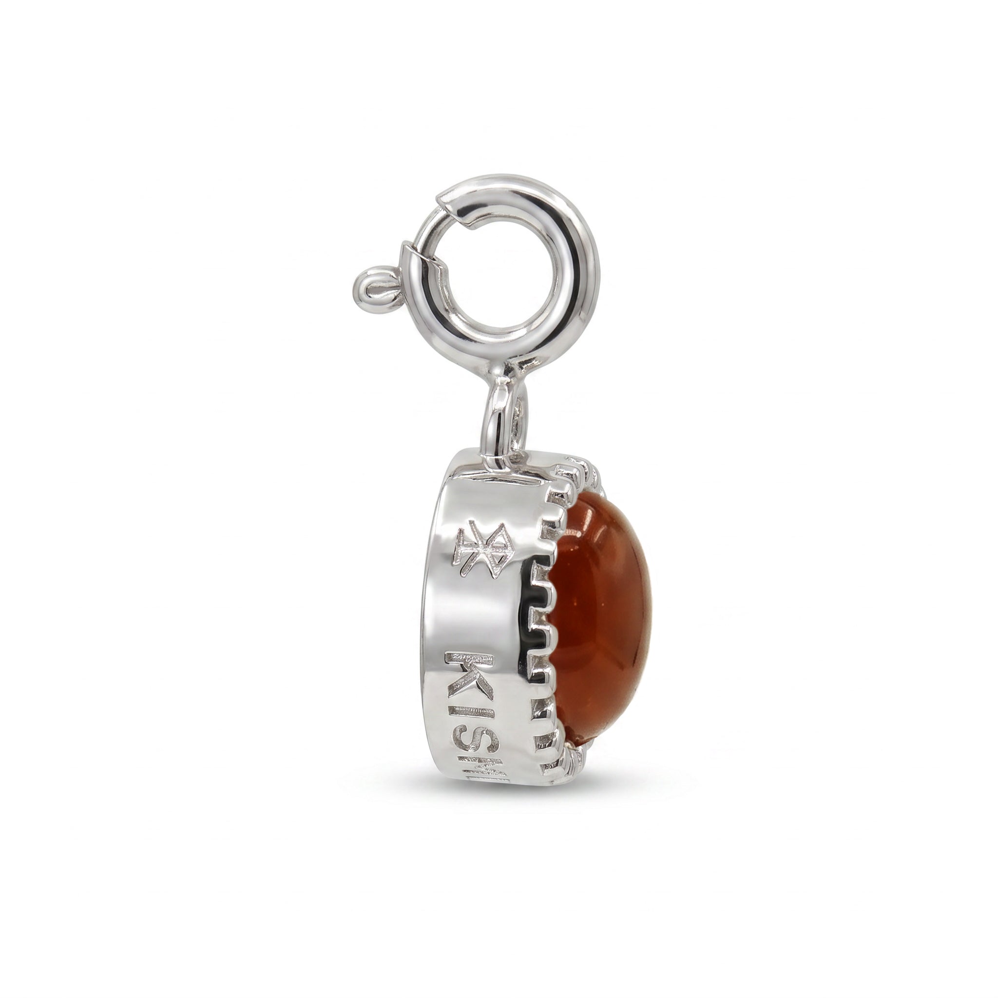 Red Agate Charm Pendant