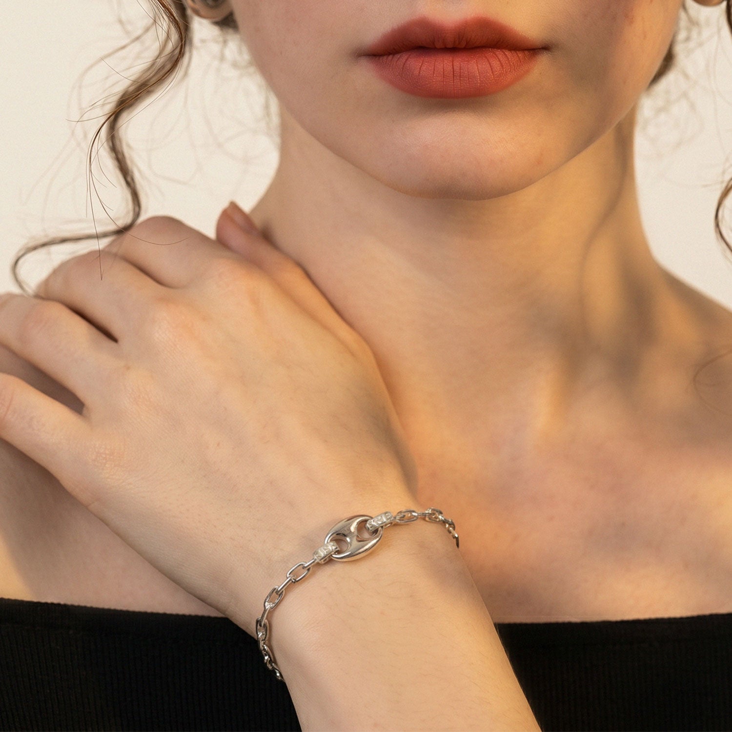 Sterling Silver Signature Chain Bracelet