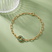 Malachite Chain Bracelet