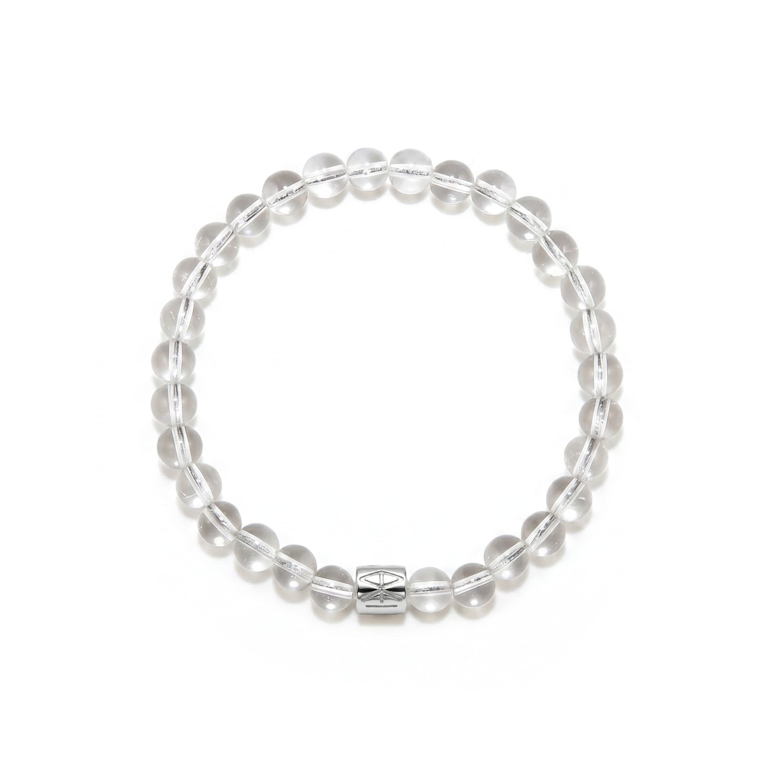 Clear Quartz Logo Bracelet