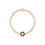 Malachite Chain Bracelet
