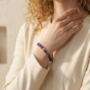 Amethyst Logo Emblem Bracelet