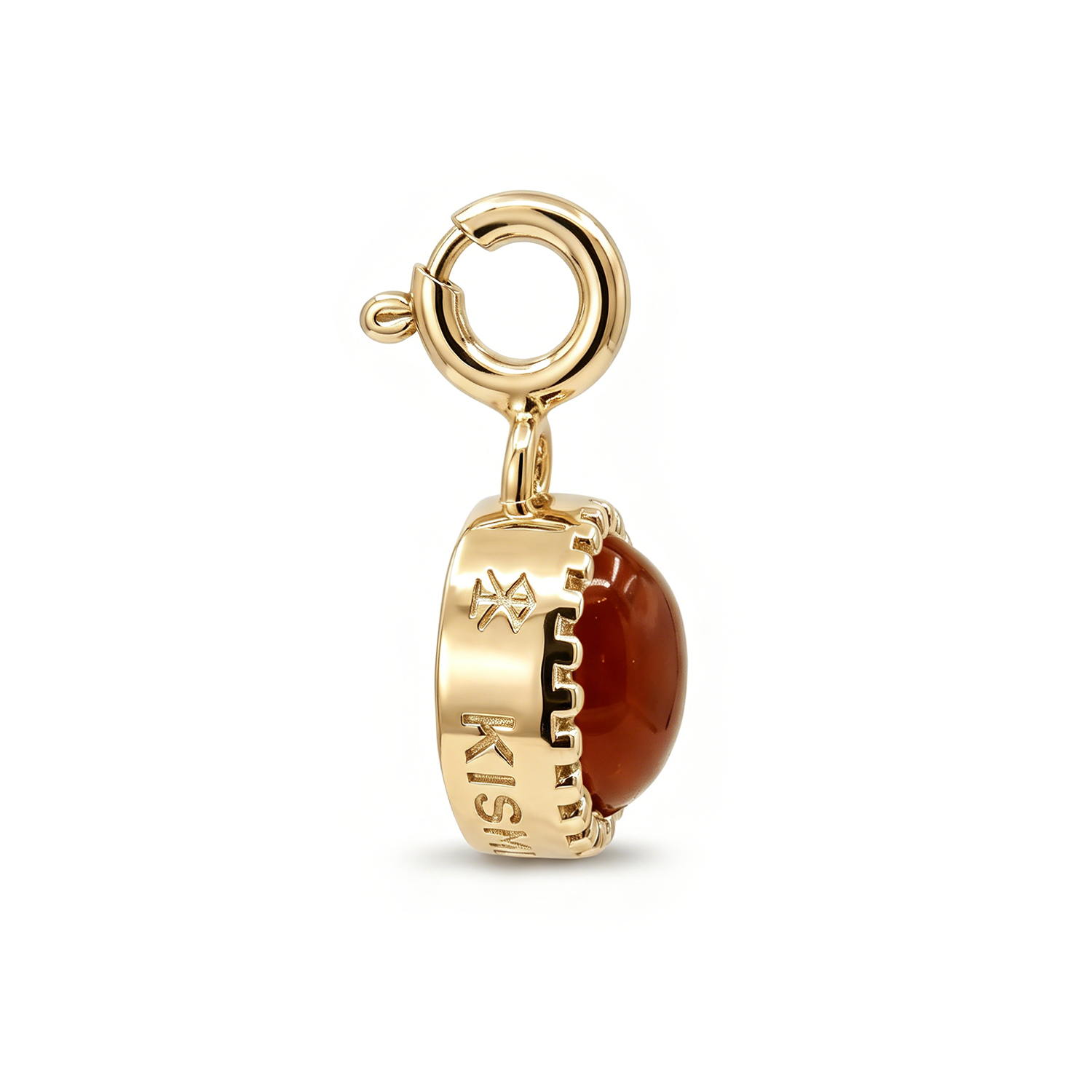 Red Agate Charm Pendant