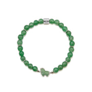 Green Agate Horse Bracelet