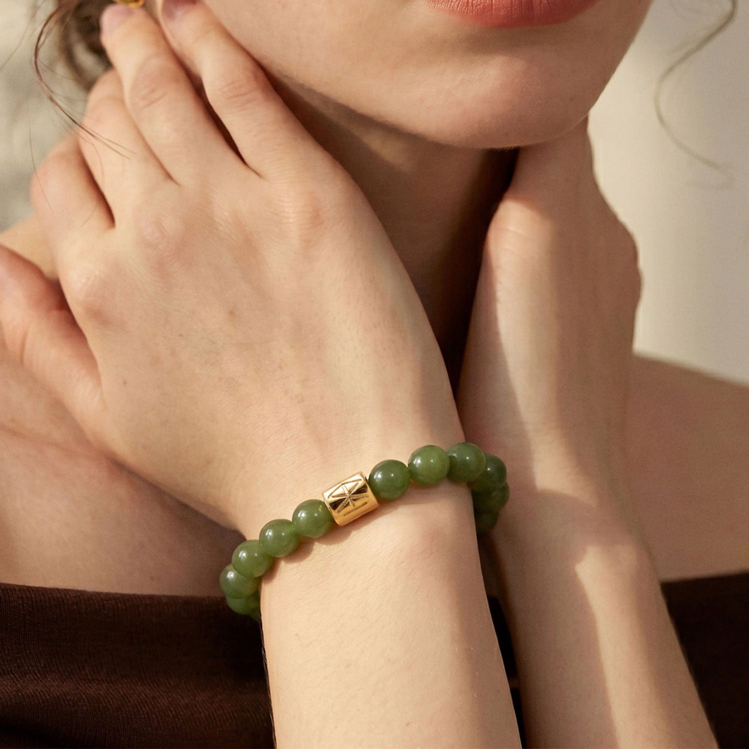 Jade Logo Bracelet