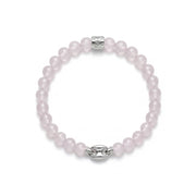 Rose Quartz Lucky Symbol Bracelet