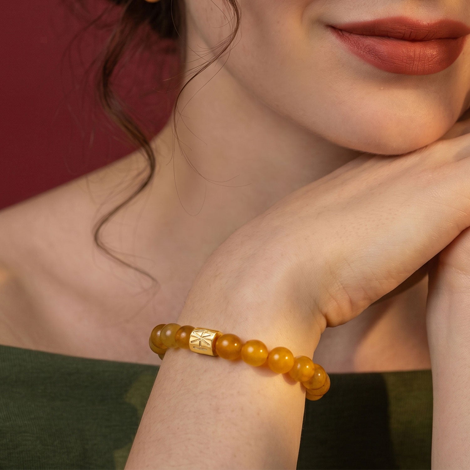 Amber Logo Bracelet