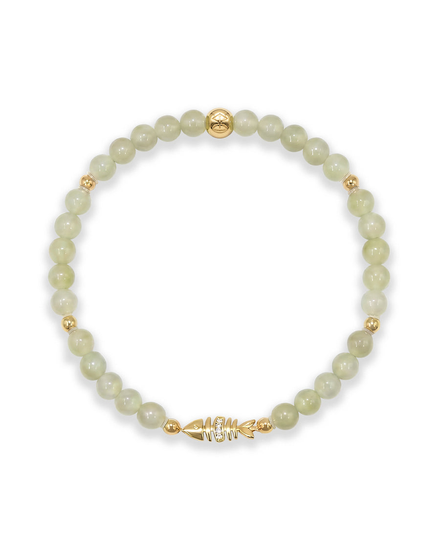Jade Fishbone Bracelet