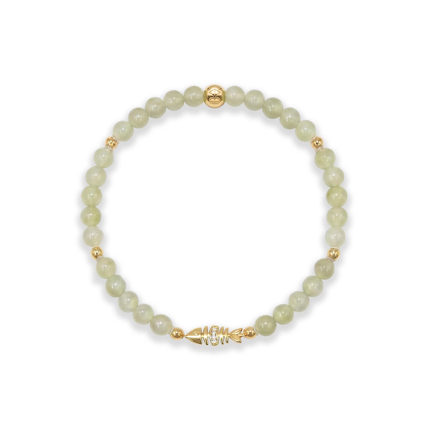 Jade Fishbone Bracelet