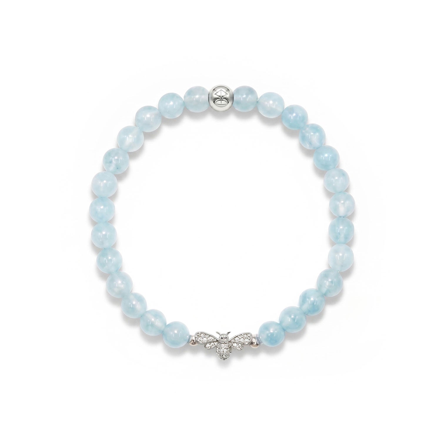 Aquamarine Bee Bracelet