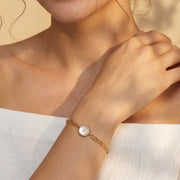 Sun Medallion Chain Bracelet