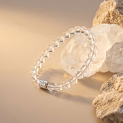Clear Quartz Logo Bracelet