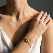 Citrine Golden Imprint Bracelet