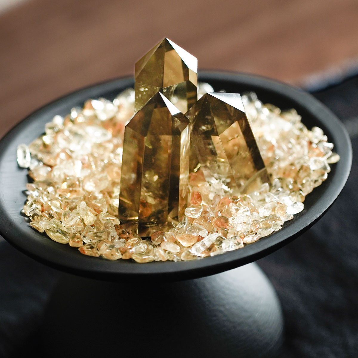 Citrine Prosperity Pedestal