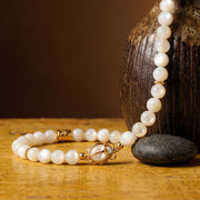 Mother of Pearl Scarab Bracelet