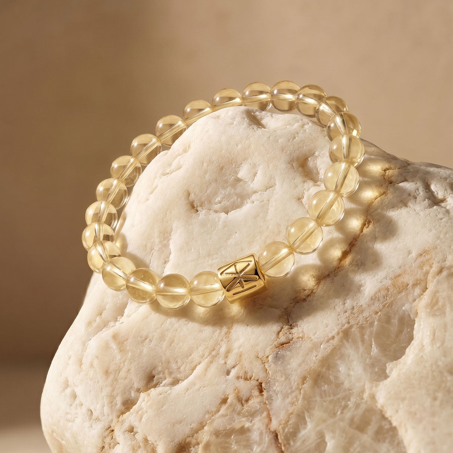 Lemon Citrine Logo Bracelet