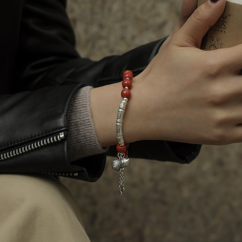The Spark Collection | Garnet Bracelet