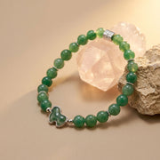 Green Agate Horse Bracelet
