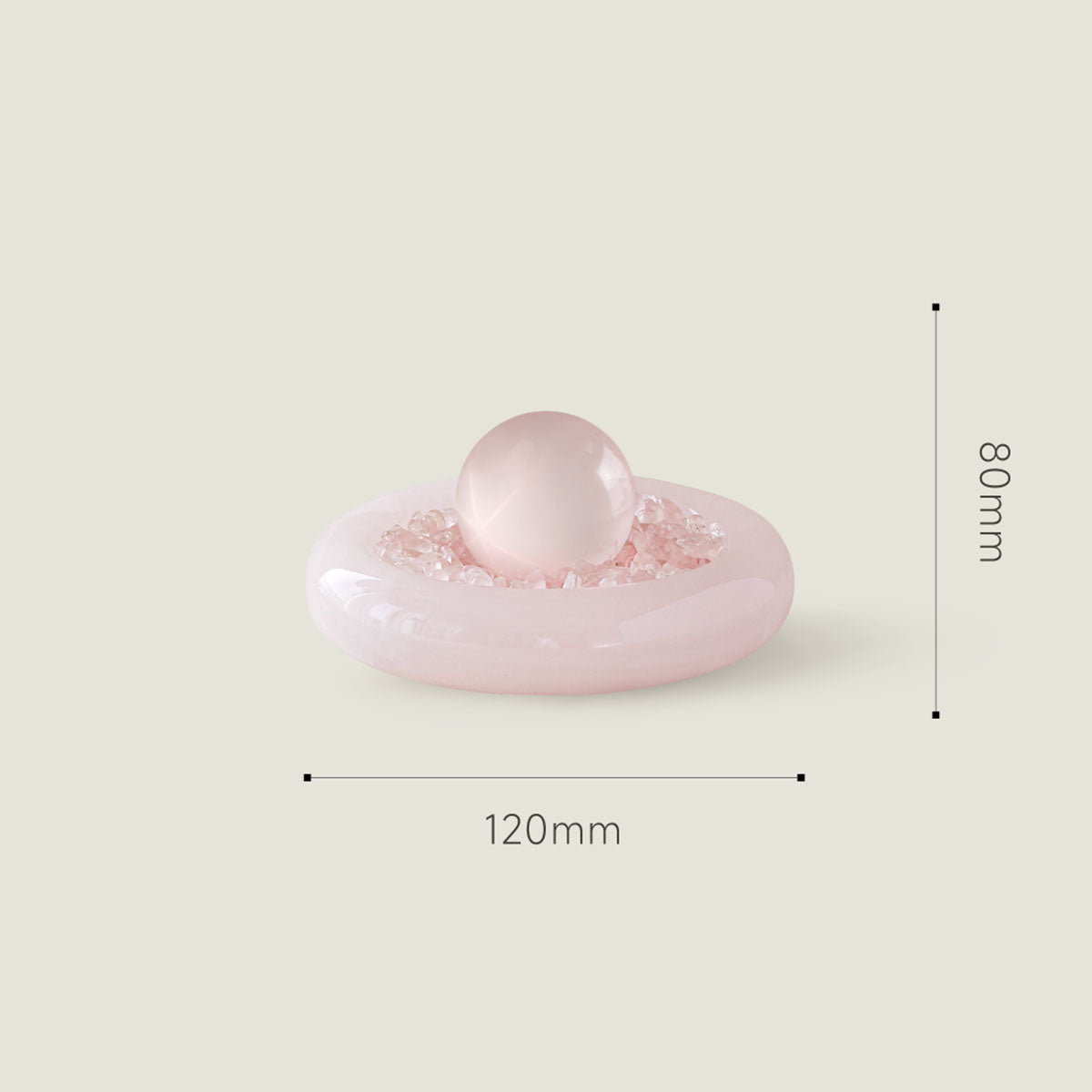 Rose Quartz Harmony Object