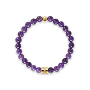Amethyst Logo Emblem Bracelet