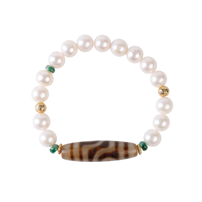 Harmony Verse · Guardian | White Agate Bracelet