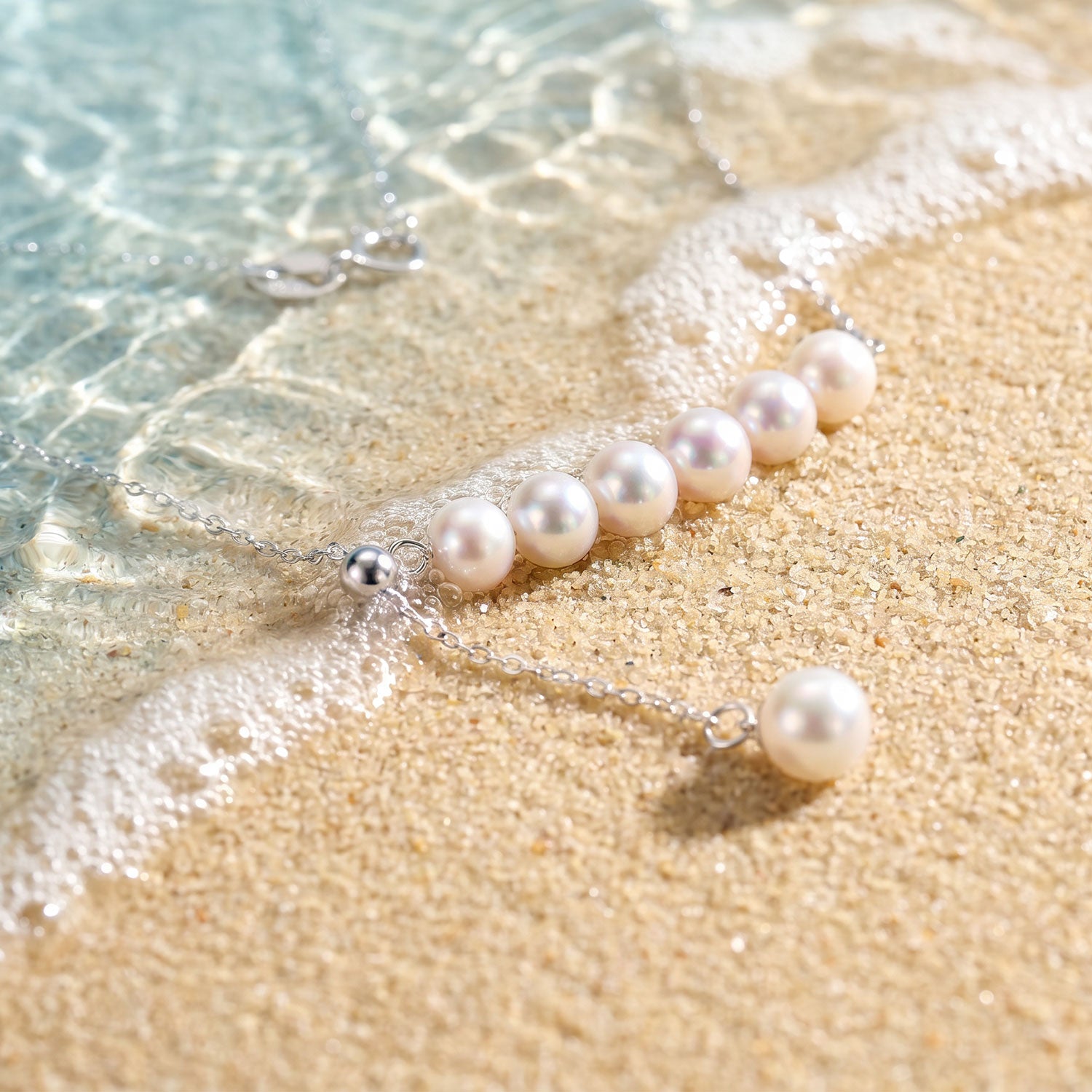 Freshwater Pearl Lariat Necklace