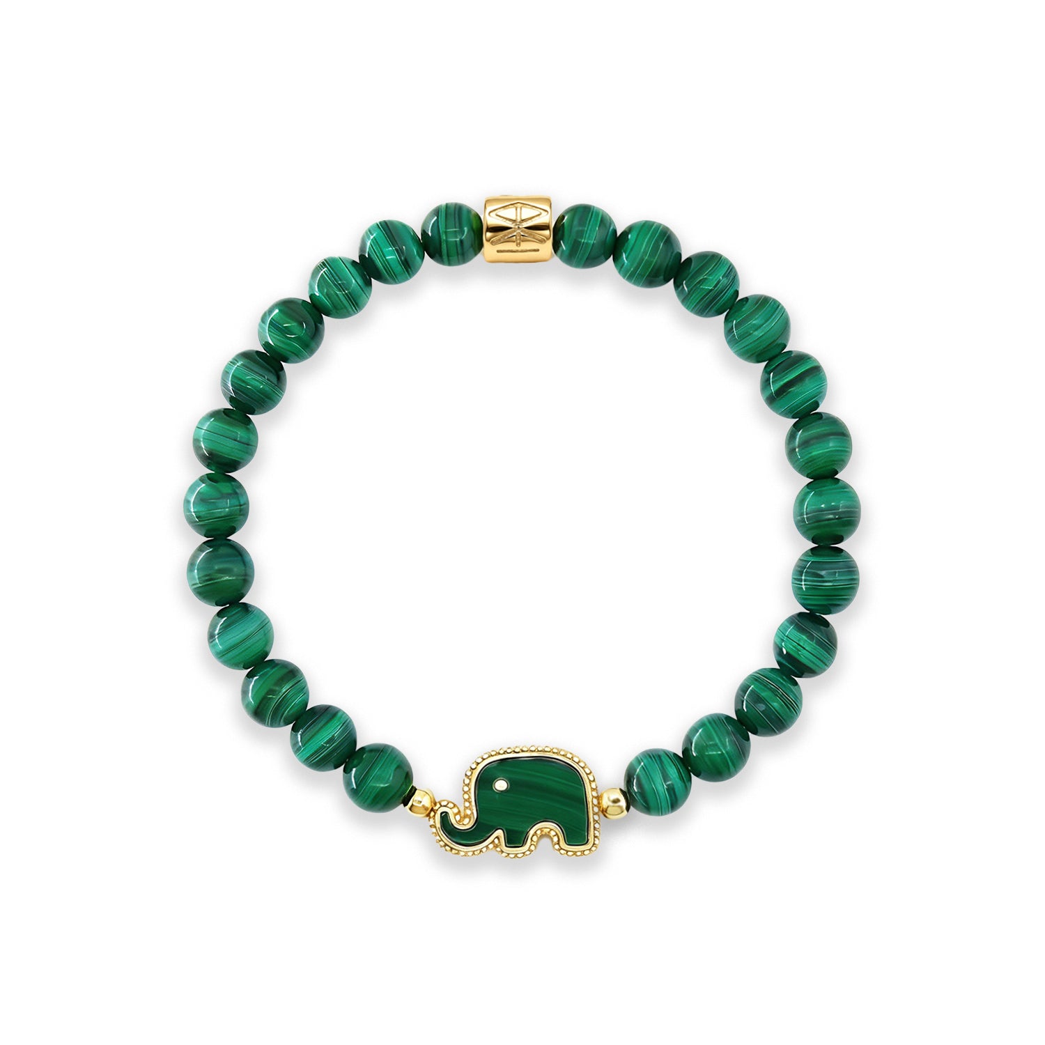 Malachite Elephant Bracelet