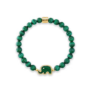 Malachite Elephant Bracelet