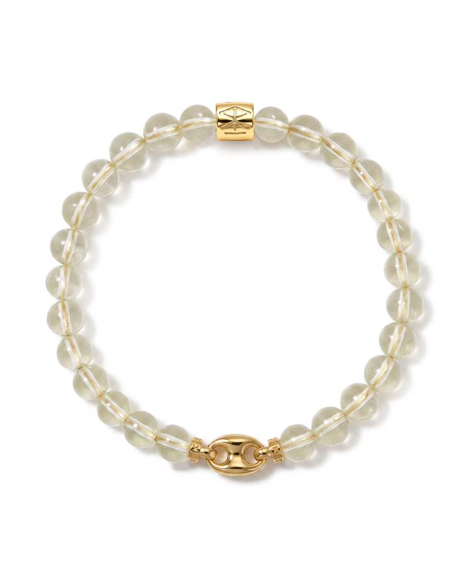 Lemon Citrine Lucky Symbol Bracelet
