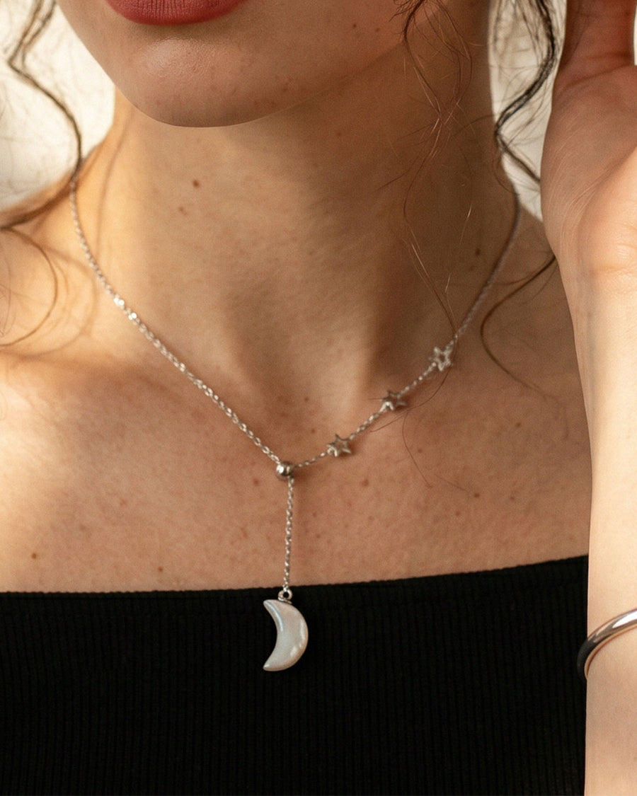 Moon Pearl Necklace