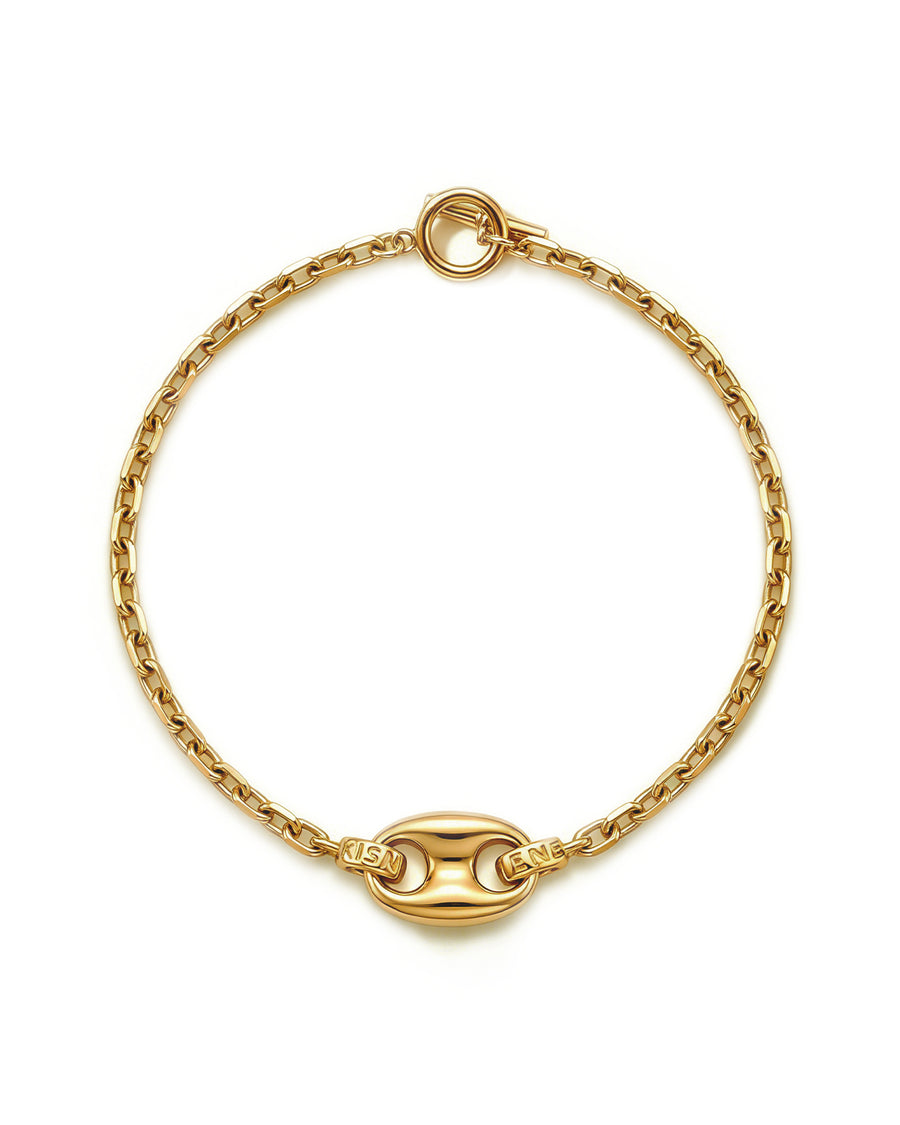Gold Plated Signature Chain Bracelet