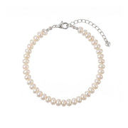 Moonlit Pearl Bracelet