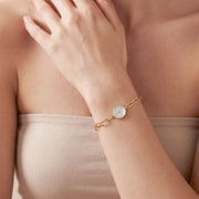 Sun Medallion Chain Bracelet