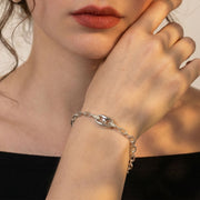 Sterling Silver Signature Chain Bracelet