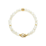 Mother of Pearl Scarab Bracelet
