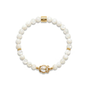 Mother of Pearl Scarab Bracelet