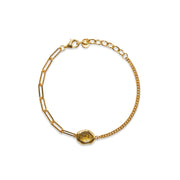 Citrine Golden Imprint Bracelet