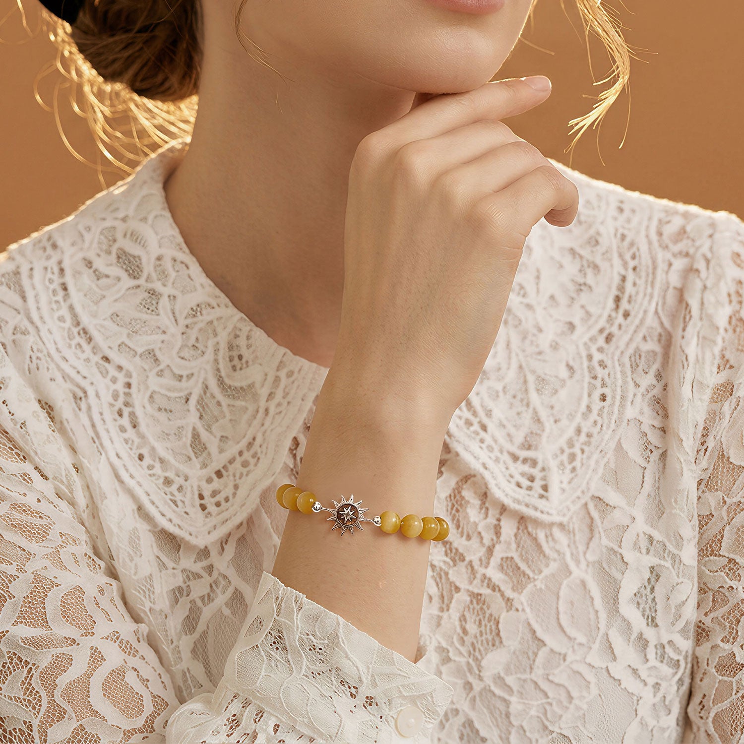 Tiger’s Eye Sun Bracelet