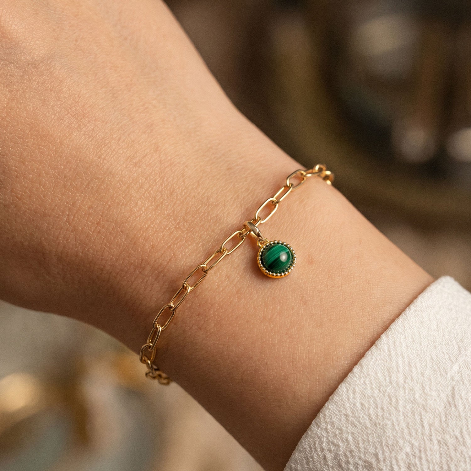 Malachite Charm Pendant