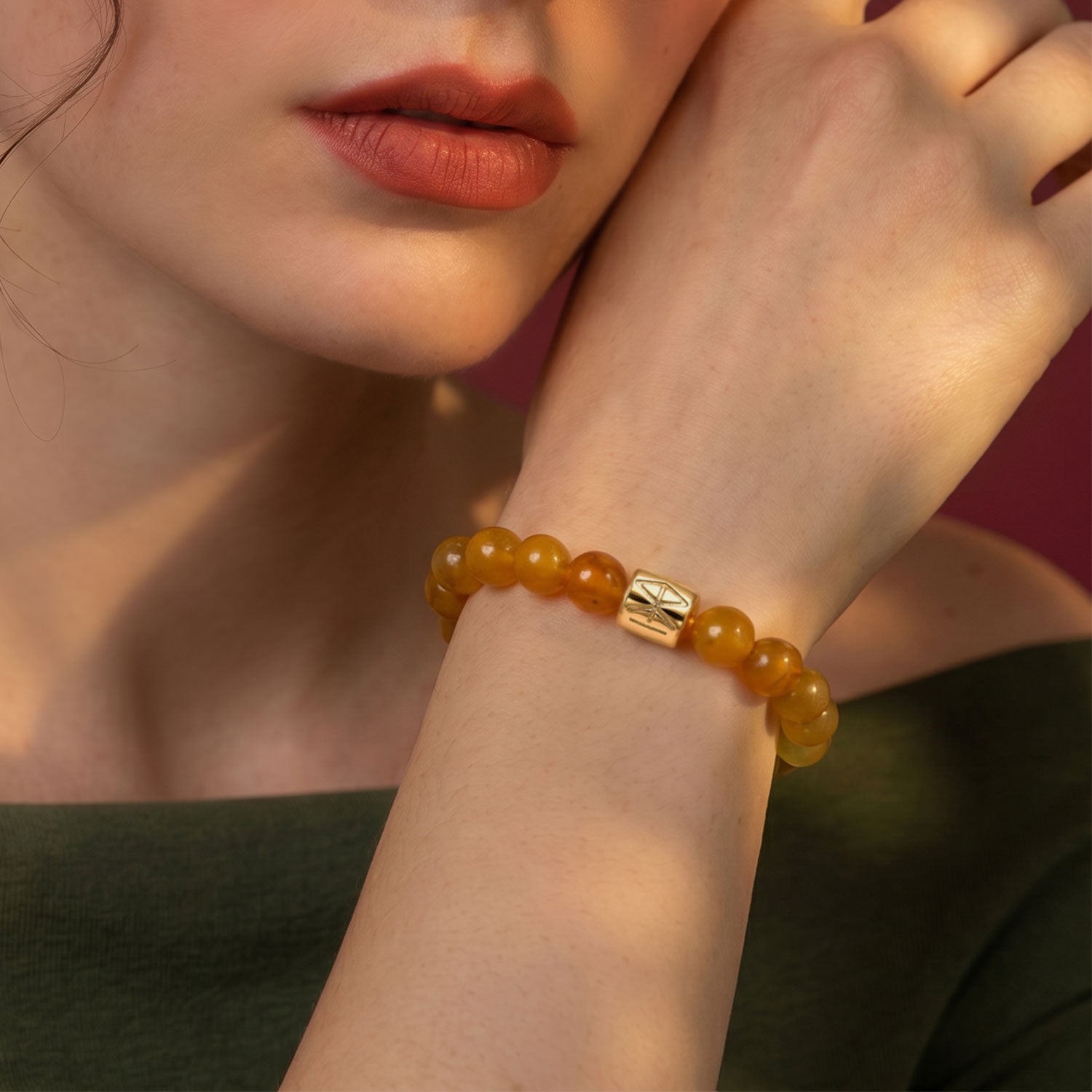 Amber Logo Bracelet