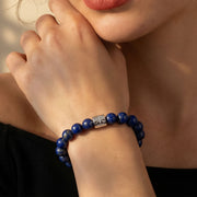 Lapis Lazuli Logo Bracelet