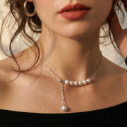 Freshwater Pearl Lariat Necklace